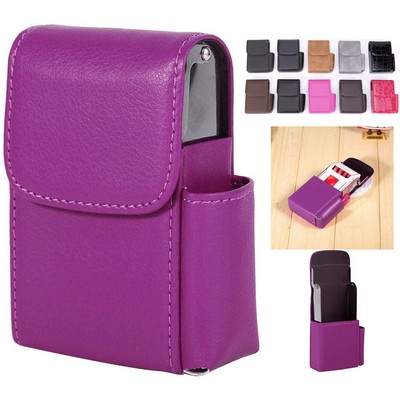 Anti Scratch PU Leather Cigarette Box