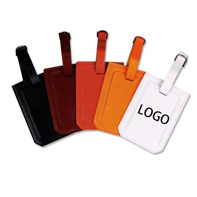 Fashion Leather Luggage Bag Tag