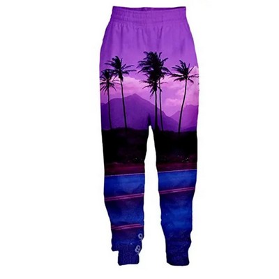 Unisex 135 GSM UV Resistant Sublimation Long Pants