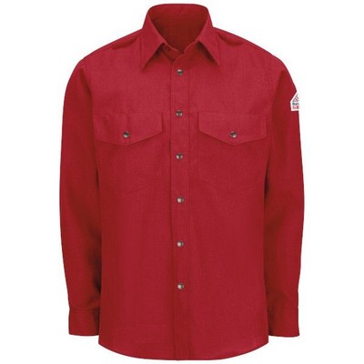 Bulwark™ Men's Snap-Front Uniform Shirt - Red