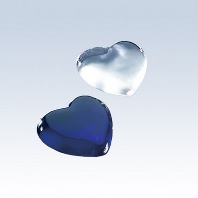 Dark Blue Heart Paperweight