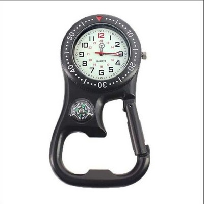 Pocket Compass Watch with Bottle Opener