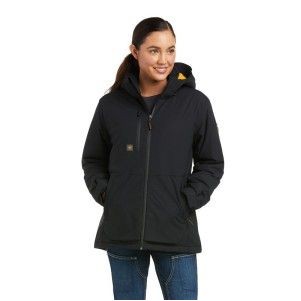 Ariat® Women's Black Rebar® Storm Fighter 2.0 Insulated Waterproof Jacket