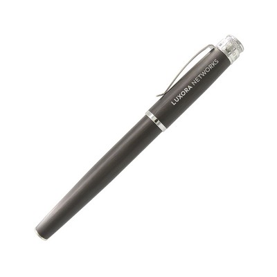 Tornado Platinum Executive - Black Nickel Fountain Pen - Extra Fine Nib