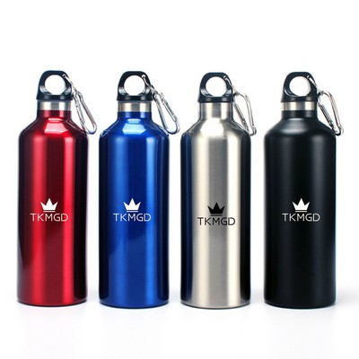 17 Oz Aluminum Sports Water Bottle