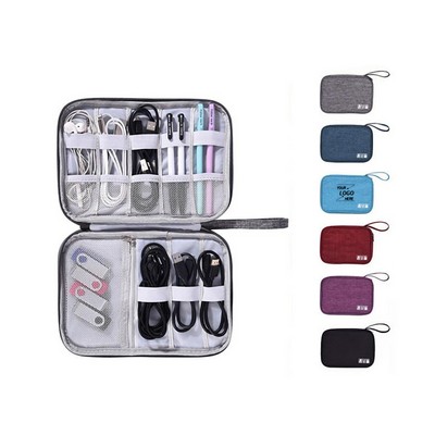 Polyester Travel Electronics Cable Organizer