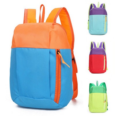 KiddoColor Explorer: Multicolor Oxford Backpack for Kids