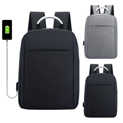 AcademicTech Carry: Adult's Oxford Backpack with Laptop Sleeve