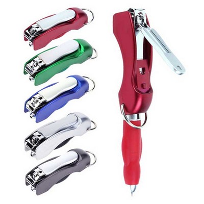 Multi Functional Nail Clipper Telescopic Pen