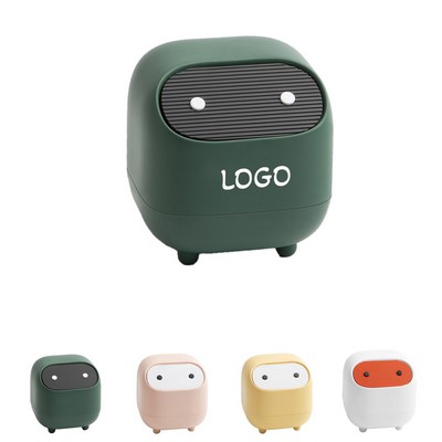 Desktop Mini Plastic Trash Bin