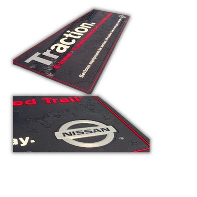 Custom Counter Service Mat - Heavy Duty Molded Floor Matting - 14"x14".375"