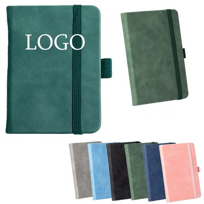 A6 Compact Premium PU Leather Notebook