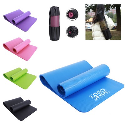 Extra Thick Exercise Nbr Yoga Mat Comes With Storage Bag