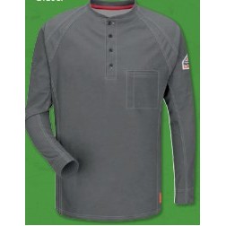 iQ Series® Men's Comfort Knit Long Sleeve Henley Shirt w/ Insect Shield®