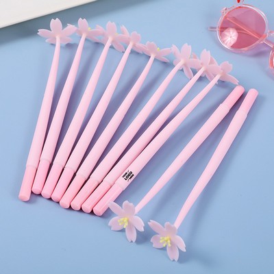 Pink Flower Shaped Pen