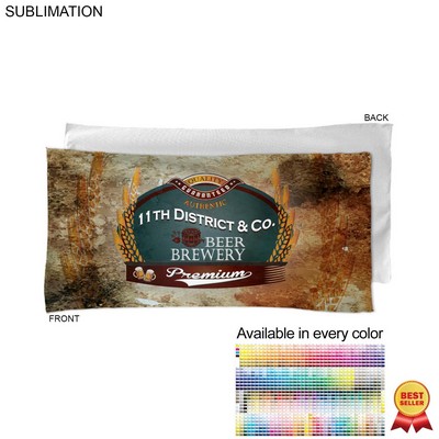 Absorbent Microfiber Dri-Lite Terry Beach, Travel Towel, 22x44, Sublimated Edge to Edge 1 side