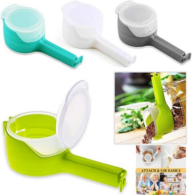 Food Storage Clips with Pour Spouts