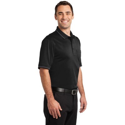 CornerStone Select Snag-Proof Tipped Pocket Polo.