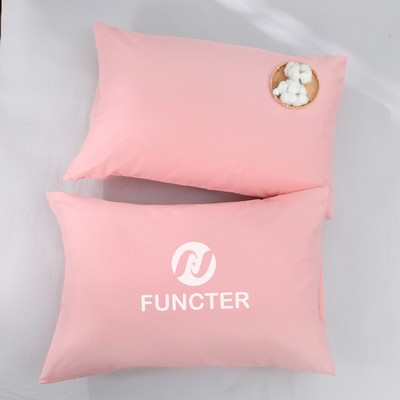 20 x 28 Inch Embroidery Premium Square Cotton Throw Pillowcase With Hidden Zipper