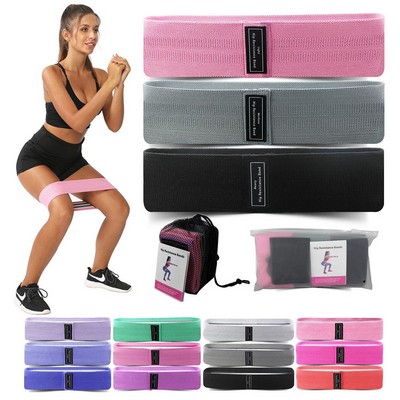 Resistance Exercise Loop Bands Set with Carry Bag