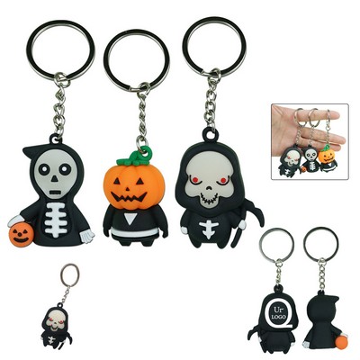 Pvc Halloween Keychain