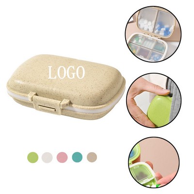 Wheat Straw Moisture Proof Pill Box