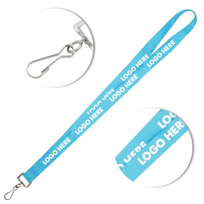 Custom Printed Lanyard with Metal Hook