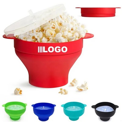 Silicone Microwave Popcorn Popper Bowl