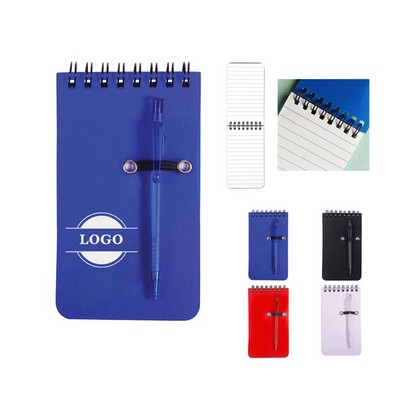 Top-Spiral Jotter Notebook with Pen