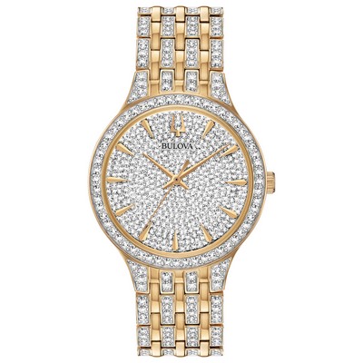 Bulova Watches Men's Phantom Crystal Collection, Two-Tone Stainless Steel Watch