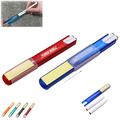 Dual Ballpoint Pen With Memo Pad