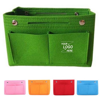 Felt Handbag Insert Organizer with Multiple Pockets