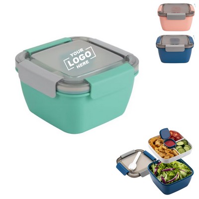 Salad Lunch Container with Secure Lid