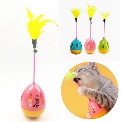 Relieve Boredom Plastic Teaser Pole Kitten Toy