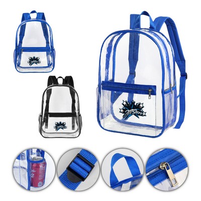 Heavy Duty Security Clear PVC School Backpack