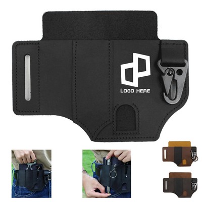 Edc Leather Belt Pouch