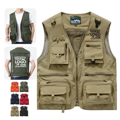 Casual Lightweight Outdoor Tactical Vest Jacket