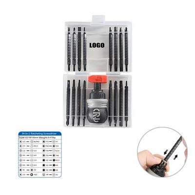 34-in-1 Multifunction Screwdriver Set