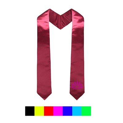 Unisex Adult Plain Graduation Stole Sash