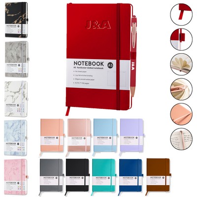 A5 PU Bandage Notepad/Touch Press Stylus Set