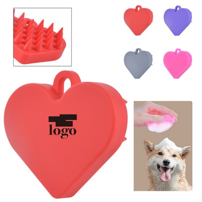 Pet Silicone Shampoo Brush