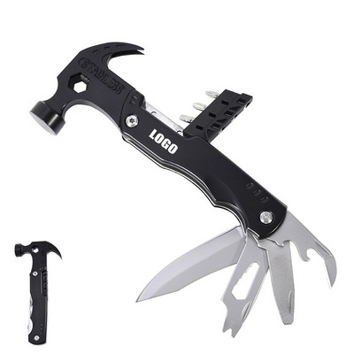 Multi Tool Kit With Claw Hammer and Stainless Steel Construction