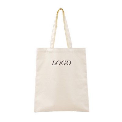 Tri-Color Canvas Shopping Tote Bags