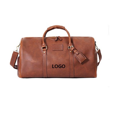 Leather Large Capacity Duffel Bag