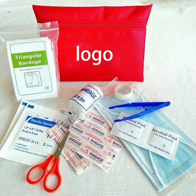 13-in-1 First Aid Travel Kit Emergency Hurricane Relief Bag