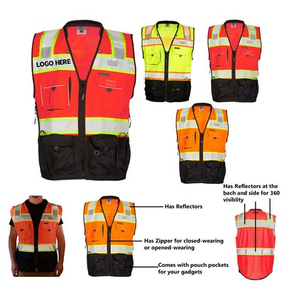 Safety Visibility Reflective Work Vest (S-5XL)