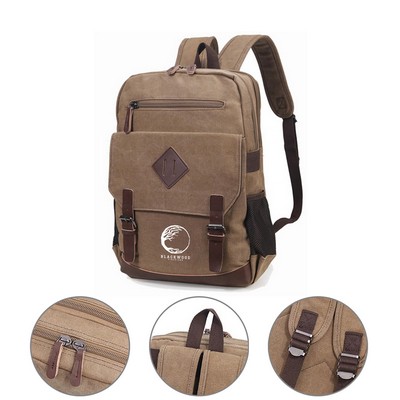 High Capacity Canvas Backpack