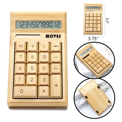 Solar Energy 12-Bit Bamboo Calculator