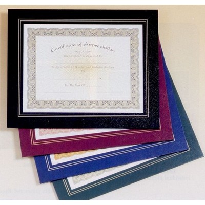 Burgundy Leatherette Frame Certificate Holder (10 3/4"x13")