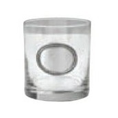 Rope Edge Medallion Old Fashion Glass (4 Piece Set)